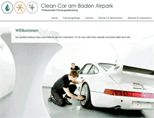 Tablet Screenshot of clean-car-airpark.de